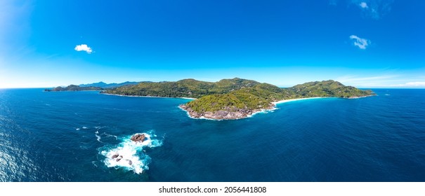 The Beautiful Island Mahé At Takamaka In The Seychelles