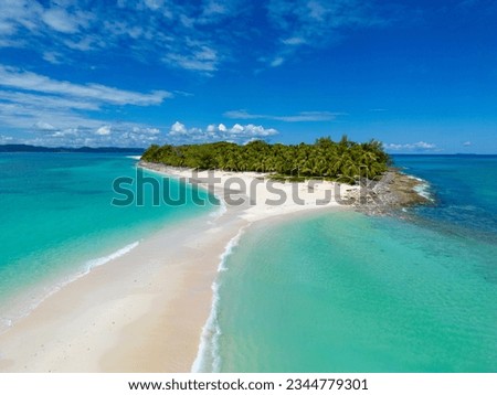 The beautiful islands of Madagascar Nosy Iranja - Near Nosy Be