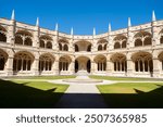 Beautiful Jeronimos Monastery, Lisbon, Portugal.