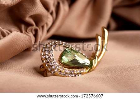 Beautiful jewelry on background