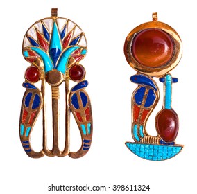 Beautiful Jewelry With Semiprecious Stones, Lapis Lazuli, Carnelian,  Necklace For Woman In A Shape Of The Ancient Egyptian Snake (serpent) Symbol, Ancient Egypt Design
