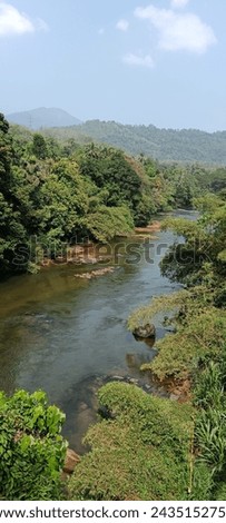 Beautiful Kalaniya river, Sri Lanka 