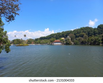 Beautiful Kandy Lake In A Sunny Day