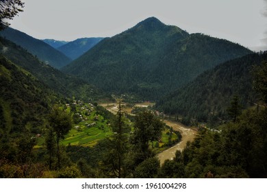 Beautiful Kashmir ; Aerial View From Upper Neelum