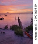 Beautiful Key Largo colorful sunset