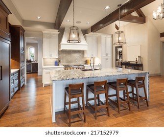 Beautiful Kitchen In New Luxury Home