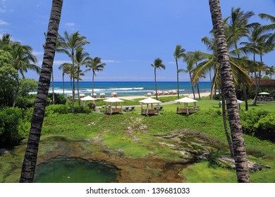 Beautiful Kona Coast On The Big Island Of Hawaii At Hualalai