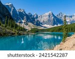 beautiful lake in banff national park