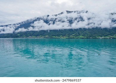 Beautiful Lake Brienz Iseltwald Switzerland - Powered by Shutterstock