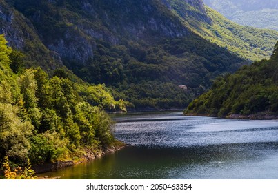 Beautiful lake - Cerna Valley Romania - Shutterstock ID 2050463354