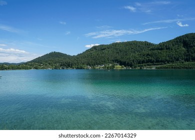 Beautiful Lake Klopein in Carinthia, Austria