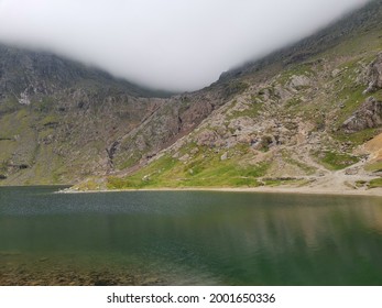 Beautiful Lake At Mount Snowdon, Wales