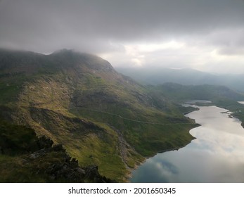 Beautiful Lake At Mount Snowdon, Wales