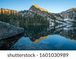 Beautiful lake in the Sawtooth Wilderness 