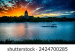 the beautiful lake view of Regina Canada