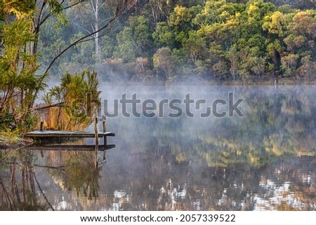 Beautiful lakes everywhere set amongst lush woodland and plants at Pemberton WA