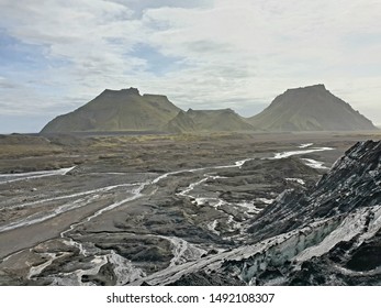 Beautiful Land View, Volcano Katla, Iceland