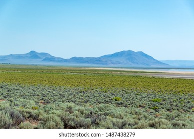 Beautiful landscape of the Alvord Desert in southeast Oregon