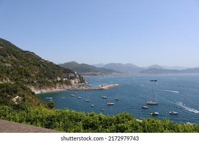 Beautiful Landscape Of Amalfi Coast, Province Of Salerno, Southern Italy 