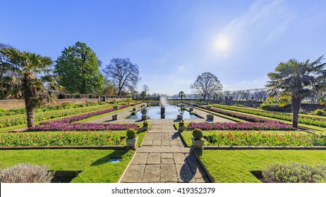 Beautiful landscape around Hyde Park, London, United Kingdom - Shutterstock ID 419352379