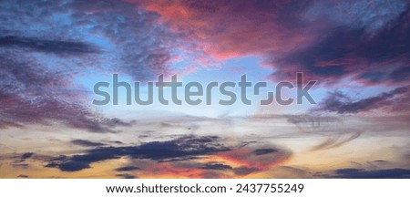 Beautiful Landscape Background Sky Clouds Sunset Oil Painting View Wallpaper Landscape Light Colours Purple Anime style Magic and Colorfu