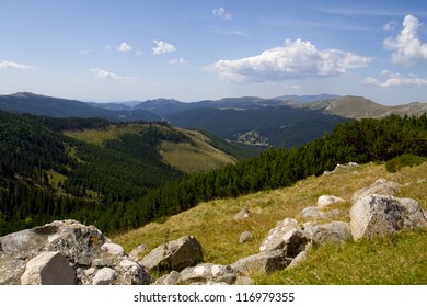 Beautiful landscape in Bucegi Mountains, Romania