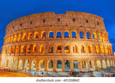 Roman Amphitheatre Built Concrete Sand Coliseum Stock Photo (Edit Now ...