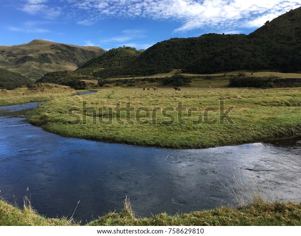 Beautiful Landscape Ecuador Stock Photo Edit Now 758629810