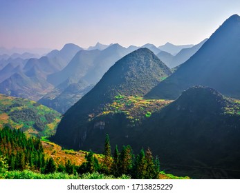 Beautiful Landscape At Ha Giang, The Final Frontier Of North Vietnam.