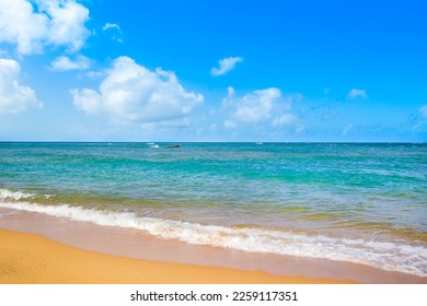 Beautiful landscape of the Indian Ocean coast with a sandy beach on the island of Phuket, Thailand - Shutterstock ID 2259117351