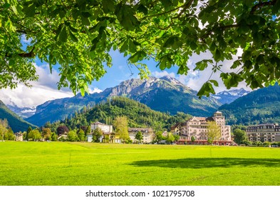 Beautiful Landscape Of Interlaken, Switzerland