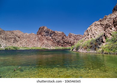 Beautiful Landscape Of Lake Mead, Arizona, USA