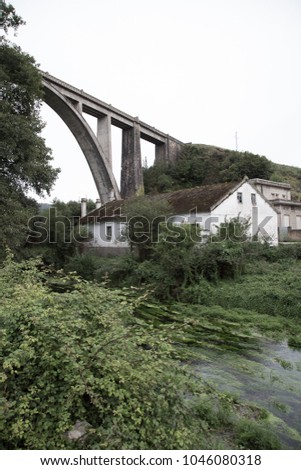 Similar – ut / only floating is more beautiful / wuppertal