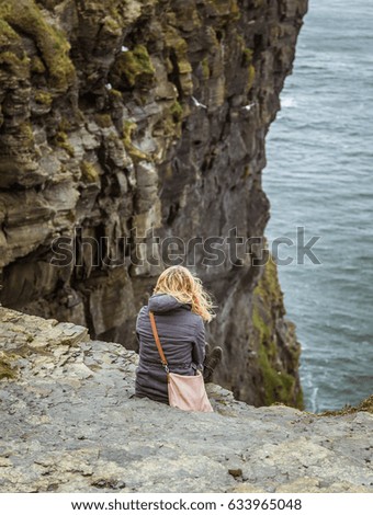 Similar – Image, Stock Photo CLIFFS OF MOHER
