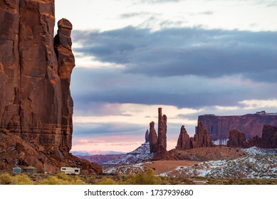 beautiful landscape of Monument Valley - Shutterstock ID 1737939680
