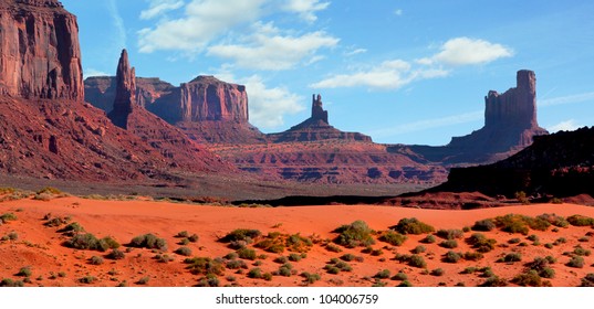 Beautiful landscape at Monument Valley, Arizona, usa