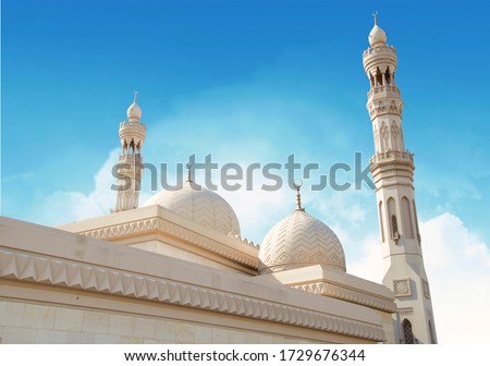 Beautiful Landscape mosque, Islamic background Mosque