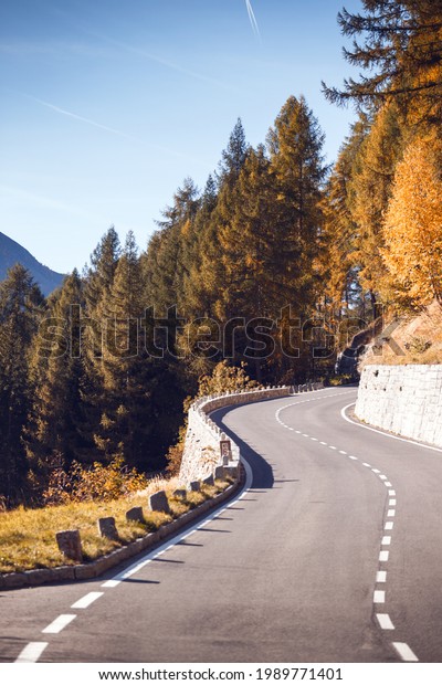beautiful landscape. mountain road - road in the
mountains of austria.
autumn
