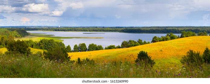 Beautiful Landscape In National Park Braslau Lakes, Belarus