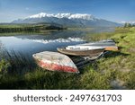 Beautiful landscape near Jasper National park,  Alberta, Canada