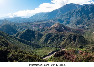 Beautiful landscape of northern Argentina. Calchaqui valleys, Tucuman, Argentina. Beautiful landscape of mountains in the north of Argentina. Tucuman, Argentina