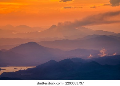 BEAUTIFUL LANDSCAPE PHOTOGRAPHY OF BACH MA NATIONAL PARK IN HUE, VIETNAM. VIEW FROM ON TOP - Shutterstock ID 2203333737