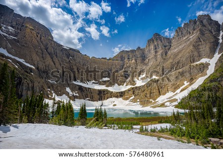Beautiful landscape photography in Glacier National Park Montana