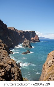Beautiful landscape at the Ponta de Sao Lourenco, the eastern part of Madeira, Portugal
