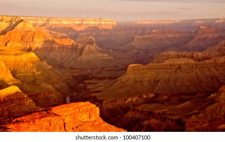 Beautiful landscape shot at the Grand Canyon in Colorado Arkivfotografi