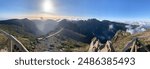 Beautiful landscape at the top of Pico Ruivo in Madiera, Portugal