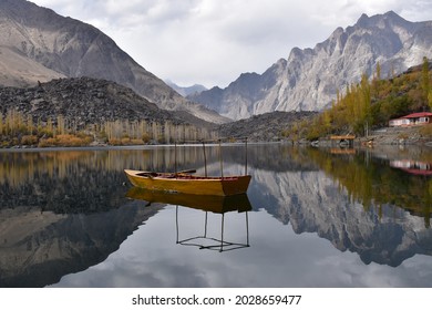 Beautiful Landscape At Upper Kachura Lake In Skardu, North Pakistan.