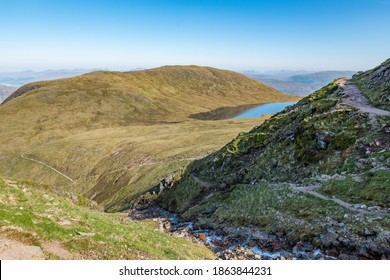 Beautiful Landscape View From A Ben Nevis Hike, Fort William, Scotland