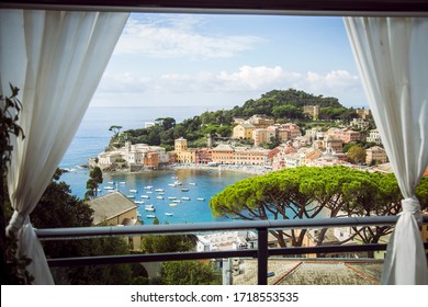 Beautiful Landscape View From Luxury Hotel In Italy