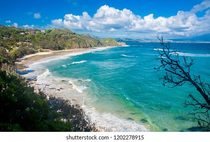 Beautiful Landscape of Wategoes Beach, Byron Bay, New South Wales, Australia.